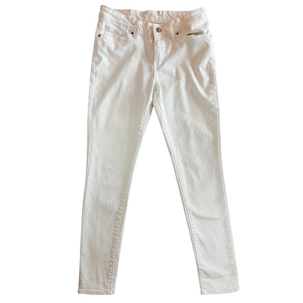 Levi Strauss & Co. Skinny Jeans Women 28 White Stretch Denim